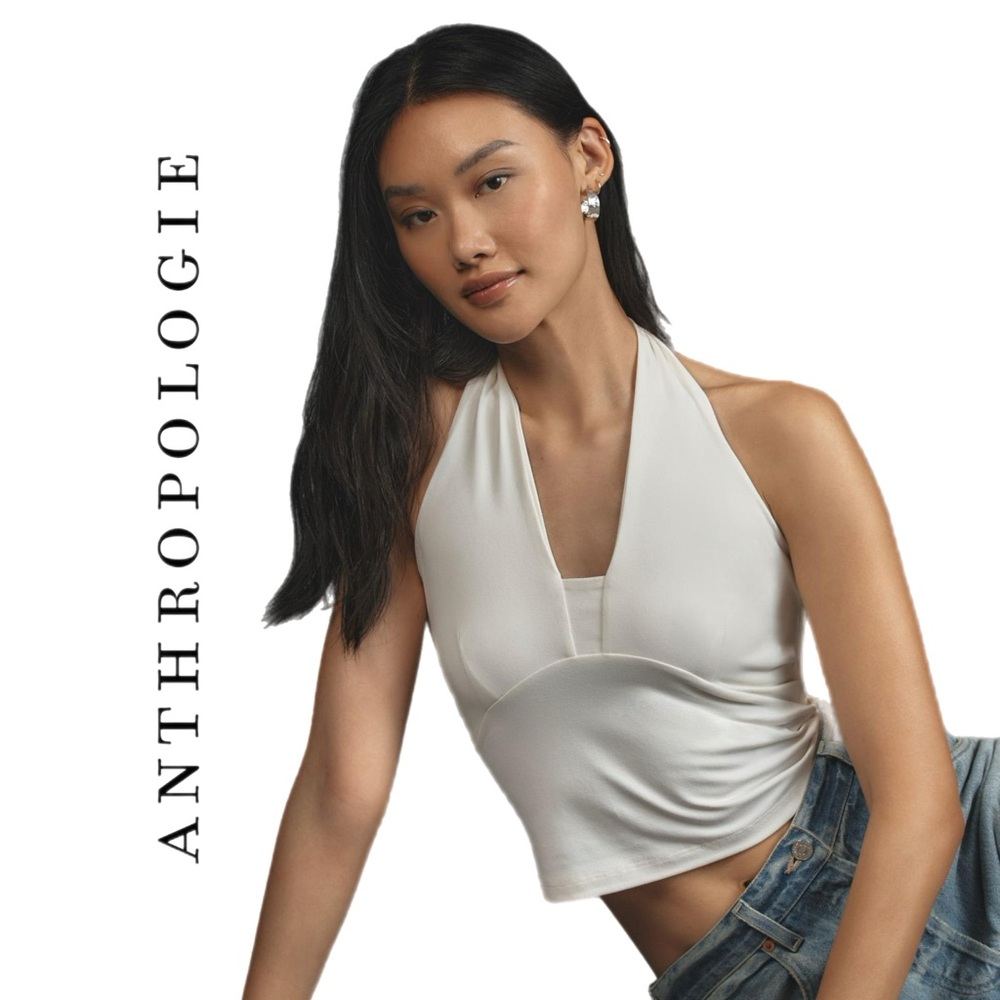 Anthropologie Tailored Halter Top S